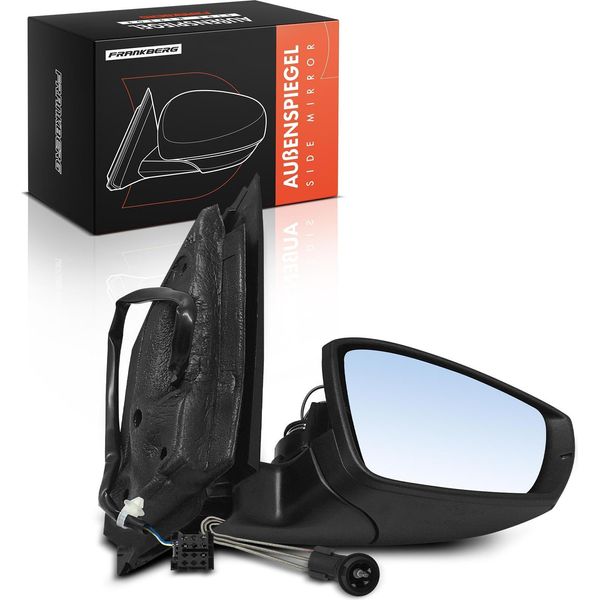 Frankberg 1X Specchio Esterno Destro Per Vw Polo 6C1 6R1 1.2L 1.4L 1.6L 2009-2022-image