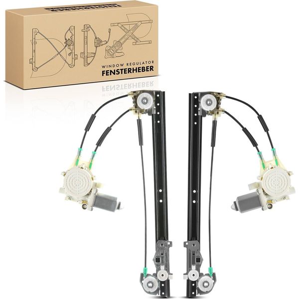 Frankberg 2X Regolatore Finestrino Posteriore Sinistro Destro Per Bmw Serie 5 Touring E39 1995-2004-image