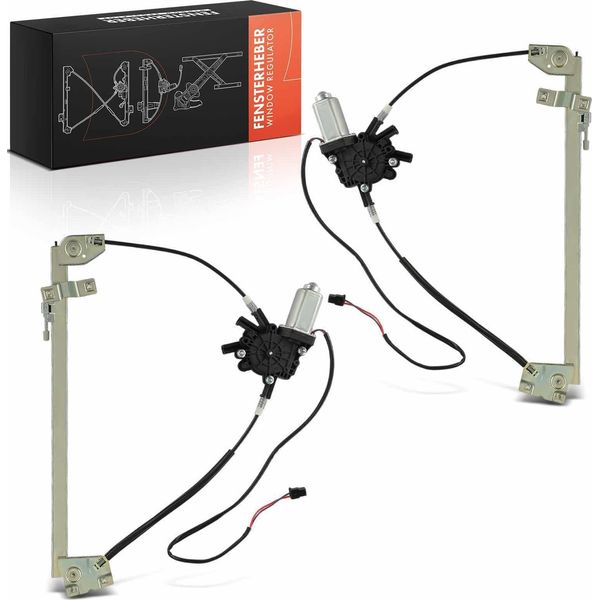 Frankberg 2X Regolatore Finestrino Anteriore Sinistro Destro Per Audi 100 200 Avant 433 435 437 443 4A-image