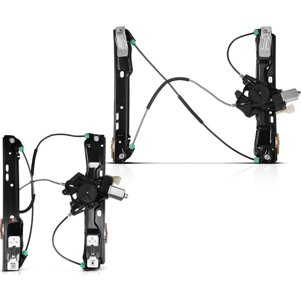 Frankberg 2X Regolatore Finestra Anteriore Sinistra Destra Per Land Rover Range Rover Evoque L538 Suv-image