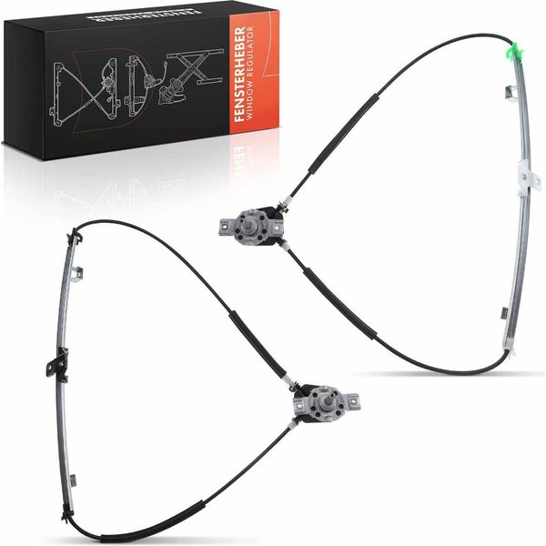 Frankberg 2X Regolatore Finestra Anteriore Sinistra Destra Per Vw Golf Ii Polo Passat Jetta 2-image