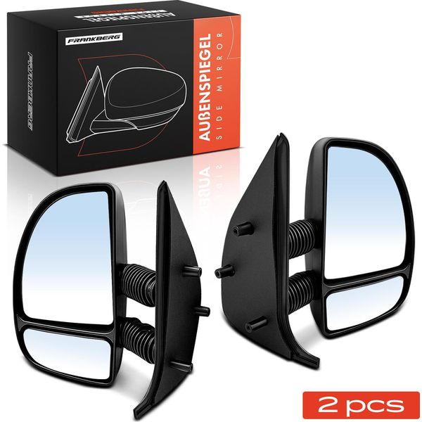Frankberg 2X Specchio Esterno Sinistro Destro Per Furgone CitroëN Jumper Autobus Fiat Ducato-image