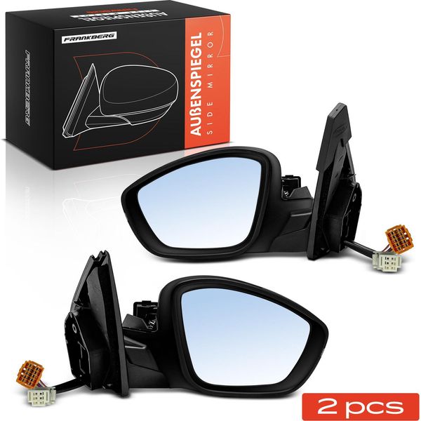 Frankberg 2X Specchio Esterno Sinistro Destro Per Peugeot 308 Ii L3 Lb Lh Lp Lw-image