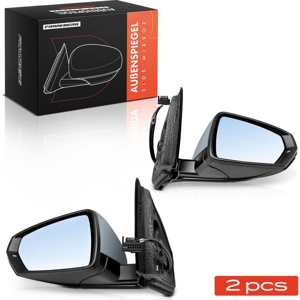 Frankberg 2X Specchio Esterno Sinistro Destro Per Vw Polo AE1 AW1 BZ1 Anno Dal 2017-image
