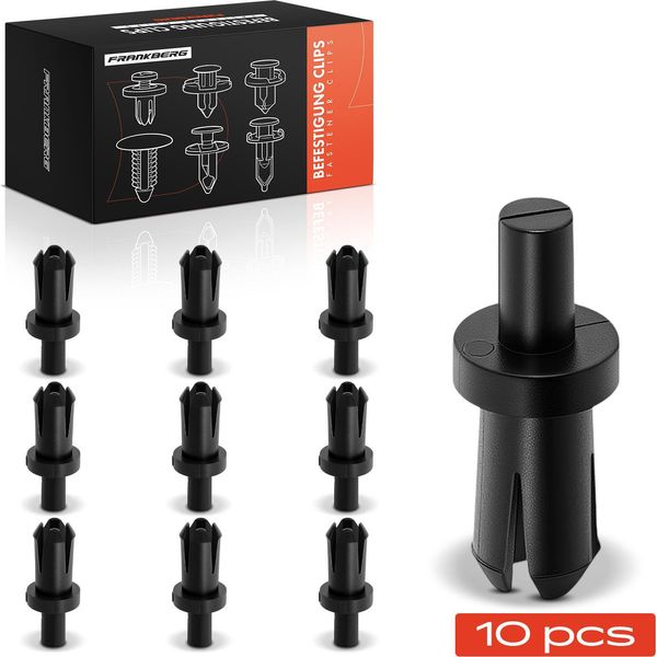 Frankberg 10X Clip Di Fissaggio Paraurti Passaruota Per Vw Golf Polo Passat Transporter Iv Bora Opel-image