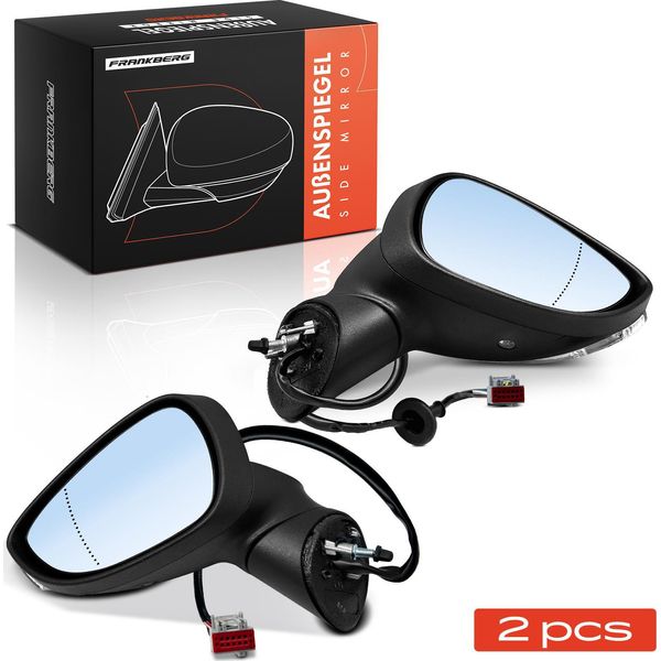 Frankberg 2X Specchio Esterno Sinistro Destro Per Ford Fiesta Vi CB1 Ccn-image