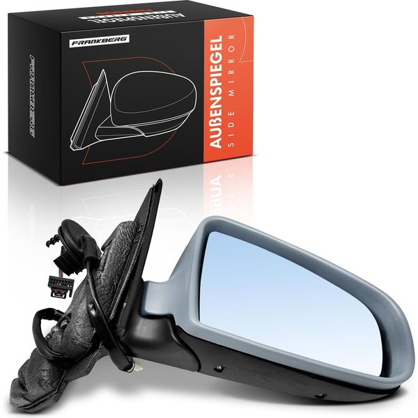 Frankberg 1X Specchio Esterno Destro Per Audi A3 8P1 1.4L 1.6L 1.8L 1.9L 2.0L 3.2L 2003-2008-image