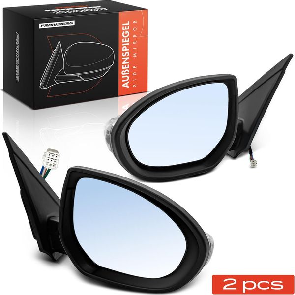Frankberg 2X Specchio Esterno Sinistro Destro Per Mazda 3 Notchback Bl-image