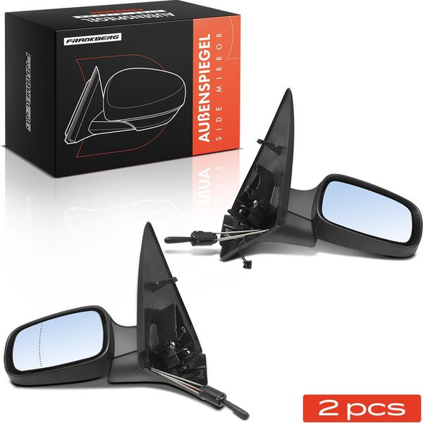 Frankberg 2X Specchietto Retrovisore Sinistro Destro Per Renault Megane Ii Bm Lm Km-image