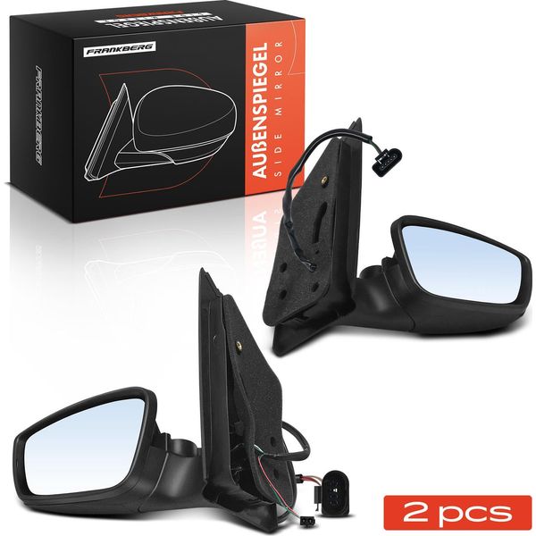 Frankberg 2X Specchio Esterno Sinistro Destro Per Vw Up! 121 122 123 BL1 BL2 BL3-image