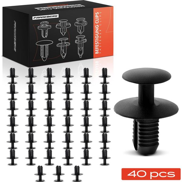 Frankberg 40X Clip Di Fissaggio Passaruota Per Bmw E36 E46 E90 E91 F80 E87 F21 E60 F10-image