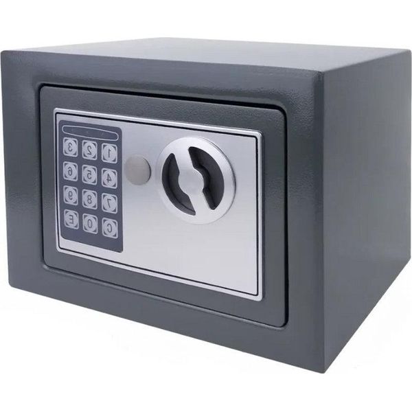 Cassetta Di Sicurezza Digitale Zanvi In Acciaio - 4,6L - Sicurezza Elettronica - 2 Chiavi - Per Casa E Ufficio-image