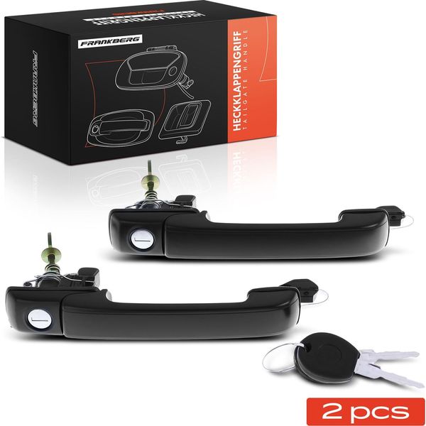 Frankberg 2X Maniglia Porta Anteriore Esterna Per Vw Golf Iii Cabriolet Variant Iv Vento 1.4L 1.6L 1.8L 1.9L 1991-2002-image