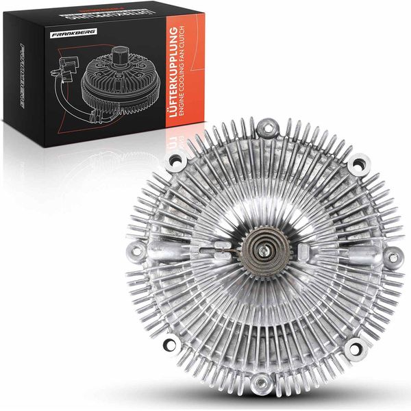 Frankberg 1X Ventola Frizione Radiatore Ventole Per Nissan Patrol Gr V Wagon Y61 Pick-Up D22 2.5L 2.8L-image