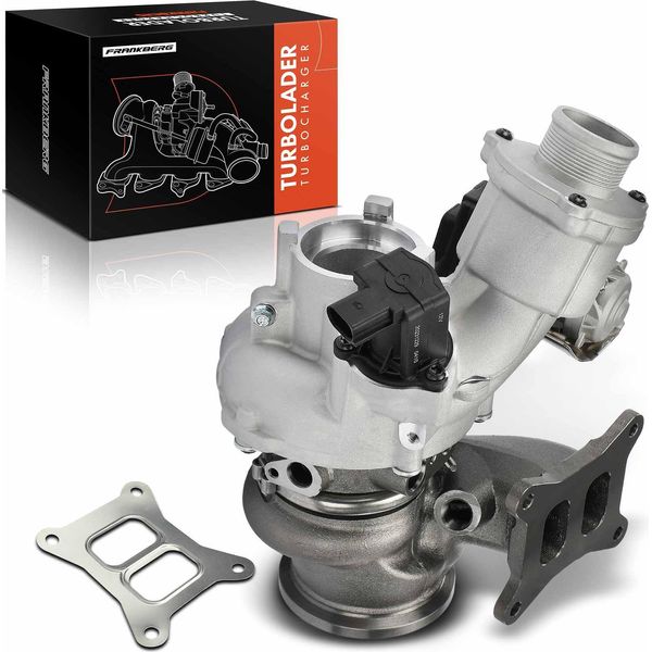 Frankberg 1X Turbocompressore A Gas Di Scarico Per Vw Golf Passat Audi A3 Cabriolet Sedan Sportback Tt Roadster Seat Leon Sc St-image