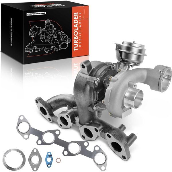 Frankberg 1X Turbocompressore Collettore Di Scarico Per Vw Golf Passat Touran Audi A3 Sportback Seat Altea Xl Leon Skoda-image