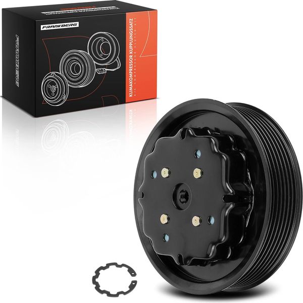 Compressore Aria Condizionata Frankberg 1X Frizione Magnetica Per Porsche Cayenne 9PA 3.2L 4.5L 4.8L-image