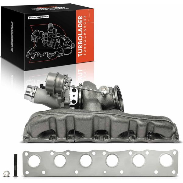 Frankberg 1X Turbocompressore Collettore Di Scarico Per Bmw Serie 5 F10 Serie 5 Gran Turismo F07 F11 6 Gran Coupe F06 F12 F13-image