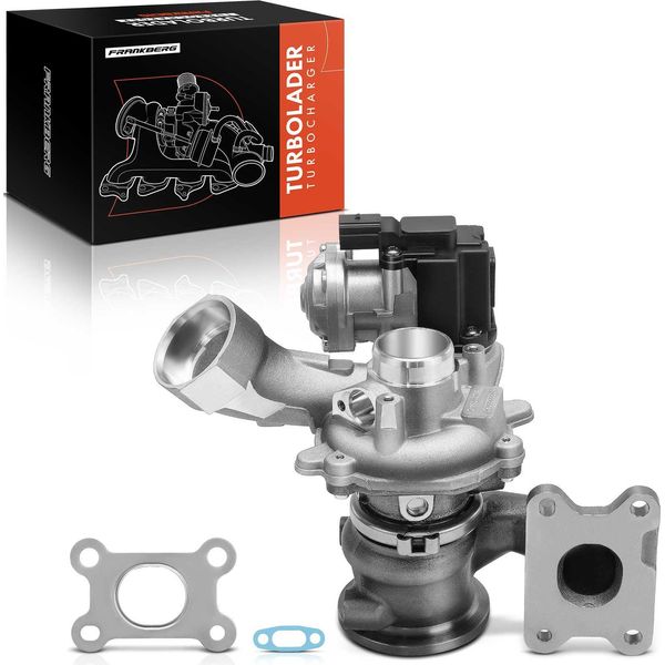 Frankberg 1X Turbocompressore A Gas Di Scarico Per Vw Golf Polo Sharan Tiguan Touran Audi A1 Sportback A3 Cabriolet Limousine Seat Skoda-image