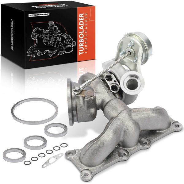 Frankberg 1X Turbocompressore Collettore Di Scarico Per Bmw Serie 1 Cabrio E88 Serie 1 Coupé E82 Serie 3 E90 E93 E92 E91 E89-image