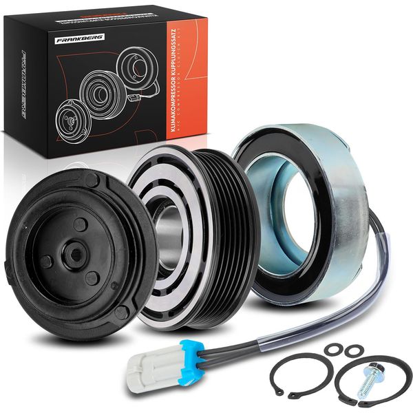 Frankberg 1X Compressore Aria Condizionata A Frizione Magnetica Per Opel Astra G T98 F70 Astra H Corsa C Meriva-image