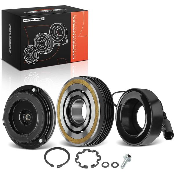 Compressore Aria Condizionata Frankberg 1X Frizione Magnetica Per Bmw Serie 3 E46 X3 E83 X5 E53 320 325 330-image