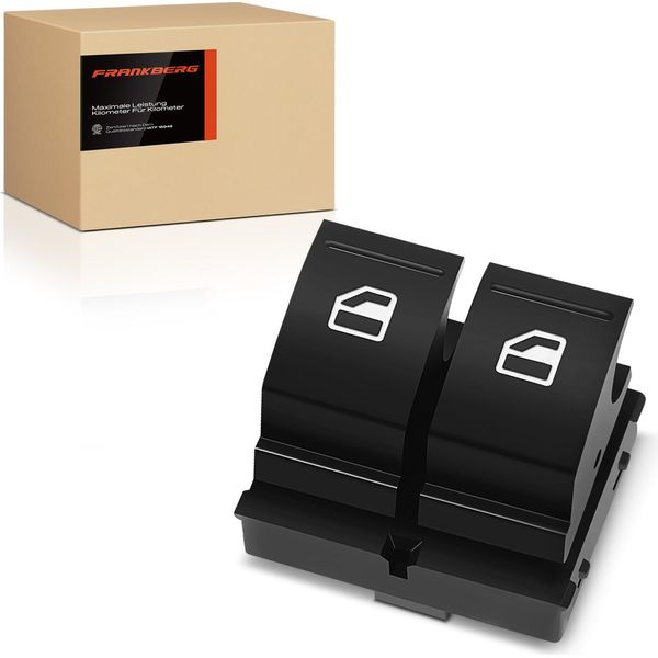 Frankberg 1X Interruttore Alzacristalli Elettrici Lato Guida Per Vw Golf 5 6 Passat Jetta 3 Touran Eos Seat-image