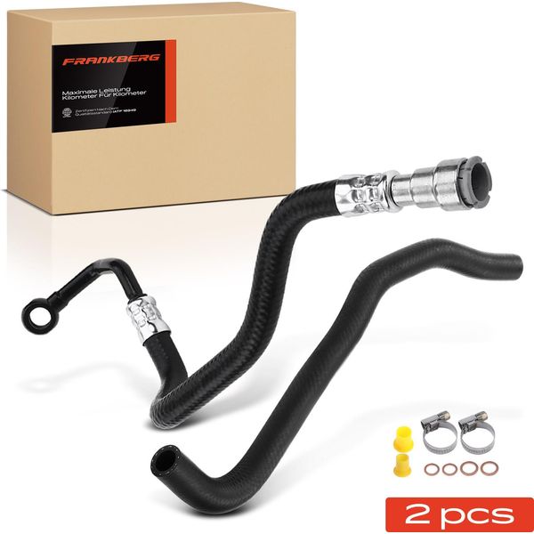 Frankberg 1X Tubo Idraulico Sterzo+1X Tubo Serbatoio Di Espansione Per Bmw Serie 1 E81 Serie 3 E90 E93-image