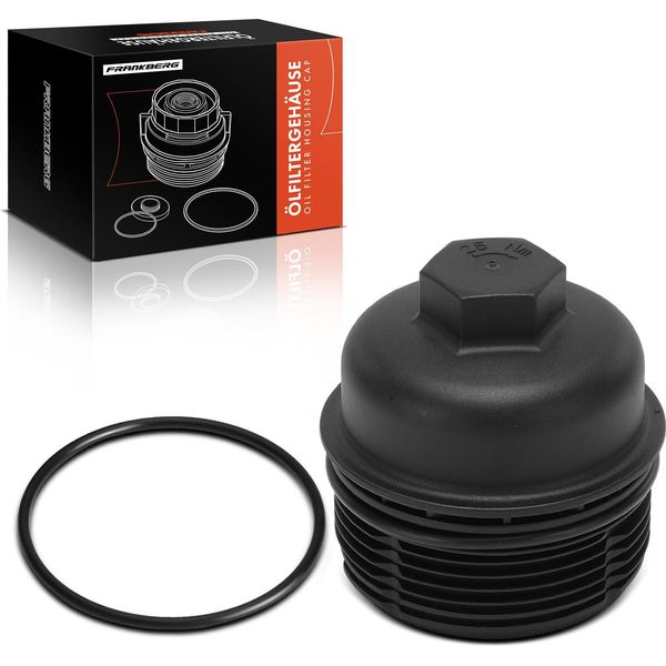 Frankberg 1X Filtro Olio Coperchio Per Vw Touareg Audi A5 F5 A6 4A2 A7 4KA A8 Q5 Q7 Q8 4M-image