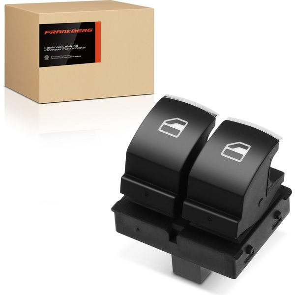 Frankberg 1X Interruttore Alzacristalli Elettrici Lato Guida Per Vw Golf Passat Caddy Iii Eos-image