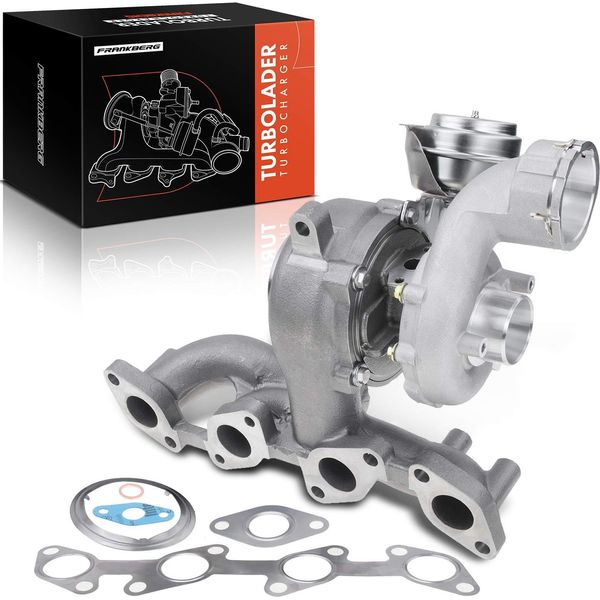 Frankberg 1X Turbocompressore Collettore Di Scarico Per Vw Golf Passat Touran Audi A3 Cabriolet Sportback Seat Altea Skoda-image