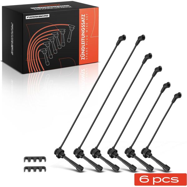 Frankberg 6X Cavo Di Accensione Set Cavo Di Accensione Per Mitsubishi Pajero Ii V2W V3W V4W 3.5L 3.0L-image