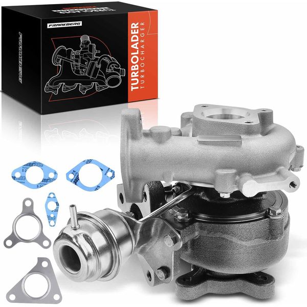 Frankberg 1X Turbocompressore A Gas Di Scarico Per Nissan Almera Ii Hatchback N16 Almera Tino V10 Primera Hatchback P12 Primera Kombi WP12-image