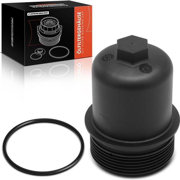 Frankberg 1X Filtro Olio Coperchio Per Audi A3 8P 8V Q2 Q3 Tt Skoda Octavia Seat Altea Leon-image