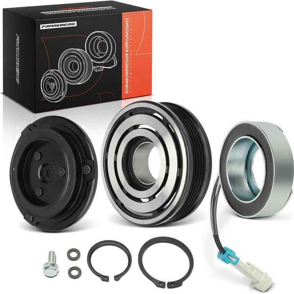 Frankberg 1X Compressore Aria Condizionata A Frizione Magnetica Per Opel Astra G T98 H A04 L70 Combo Zafira A05-image
