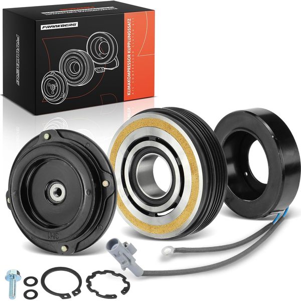 Frankberg 1X Compressore Aria Condizionata A Frizione Magnetica Per Bmw F10 F07 F11 Alpina F01 F02 F06 F12 F13-image