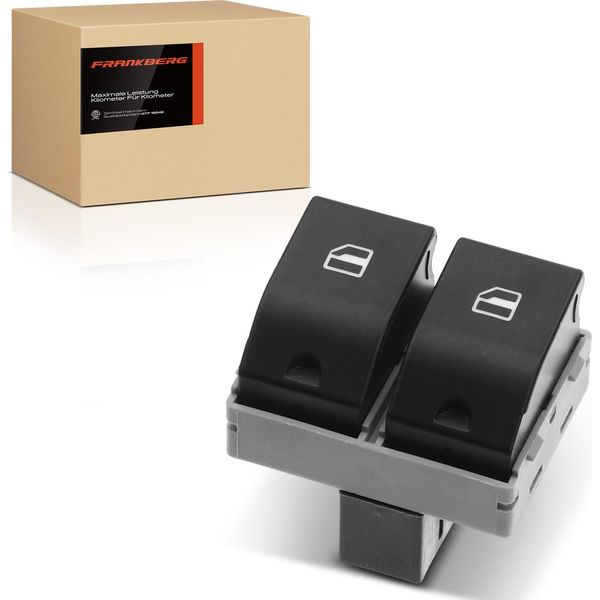 Frankberg 1X Interruttore Alzacristalli Elettrici Lato Guida Per Vw Polo 9N Seat Cordoba 6L2 Ibiza Iii-image