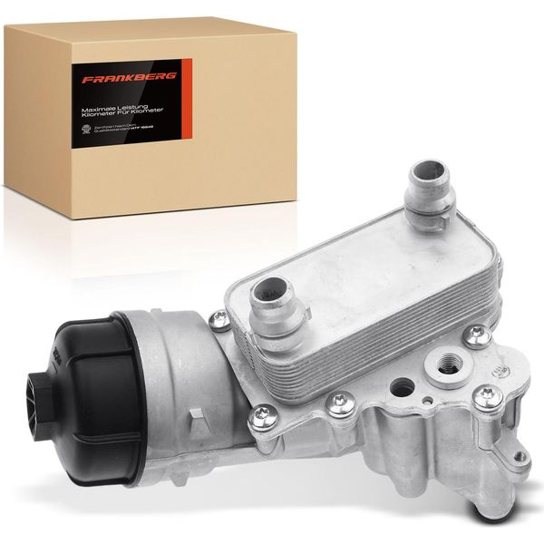 Frankberg 1X Radiatore Olio+Filtro Olio Per Fiat 500L 500X Bravo Ii Doblo Tipo Opel Combo 1.6L-image