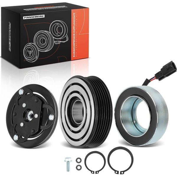 Frankberg 1X Compressore Aria Condizionata A Frizione Magnetica Per Dacia Duster Hm Logan Ii Renault 1.5L-image