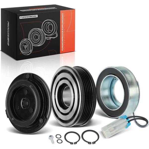 Frankberg 1X Frizione Magnetica Aria Condizionata Compressore Per Opel Astra G T98 F70 Astra H A04 Combo Meriva-image