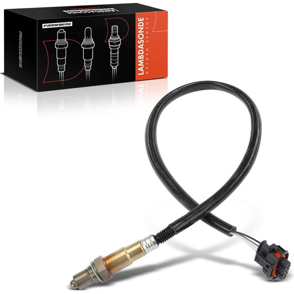 Frankberg 1X Sonda Lambda Sensore Di Controllo Prima Del Convertitore Catalitico Per Opel Agila (A) Astra G Cabriolet Cc Coupe Notchback Astra H-image