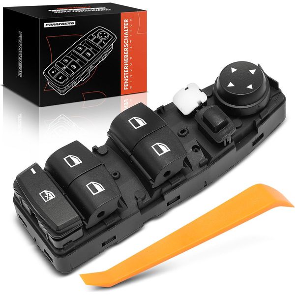 Frankberg 1X Interruttore Regolatore Finestrino Lato Guida Per Bmw Serie 1 F20 Serie 3 F30 F31 X3 F25 X5-image