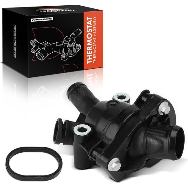 Frankberg 1X Termostato Liquido Di Raffreddamento Per Ford Focus Ii Kuga I Mondeo Iv Notchback Turnier 2.5L-image