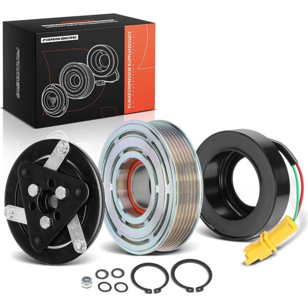 Frankberg 1X Compressore Aria Condizionata A Frizione Magnetica Per Mini R56 R57 CitroëN Berlingo C8 Jumper-image