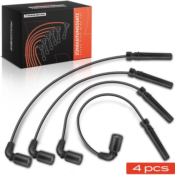 Frankberg 4X Set Di Cavi Di Accensione Per Chevrolet Aveo Daewoo Lanos Nubira 1.4L 1.6L-image