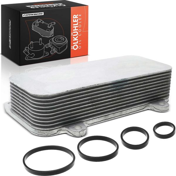 Frankberg 1X Radiatore Olio Motore Per Vw Touareg 7L Transporter Bus T5 Multivan T5 2.5L-image