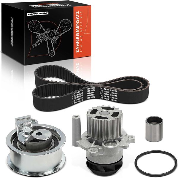 Frankberg 1X Cinghia Di Distribuzione Set Cinghia Di Distribuzione Pompa Dell'acqua Per Vw Polo Audi A2 Seat Arosa Skoda Fabia-image