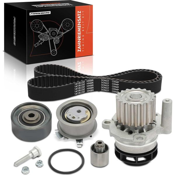 Frankberg 1X Cinghia Di Distribuzione Set Cinghia Di Distribuzione Pompa Dell'acqua Per Vw Golf V Passat Skoda Octavia Seat-image