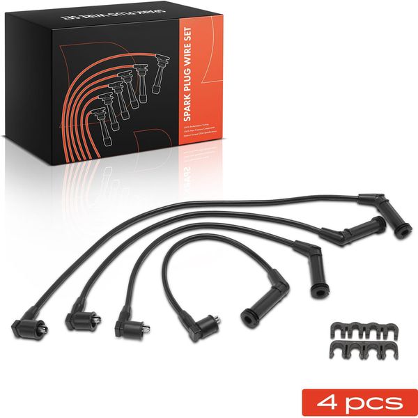 Frankberg 4X Set Di Cavi Di Accensione Per Hyundai Accent Atos Lantra Ii 1.0L 1.3L 1.5L-image