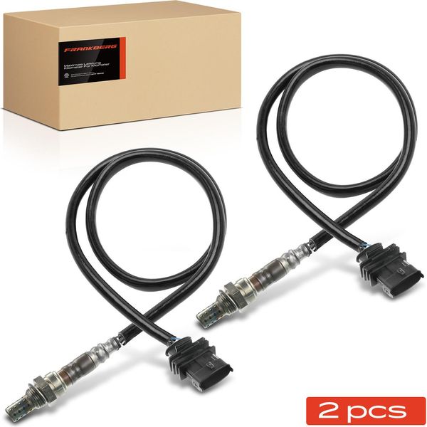 Frankberg 2X Sonda Lambda Sensore Diagnostico Dopo Convertitore Catalitico Per Opel Astra G F67 F07 Vectra B J96 Zafira A F75-image